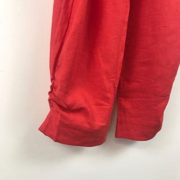 NWT Farm Rio Cherry red cropped jumpsuit Size XS - Picture 9 of 14